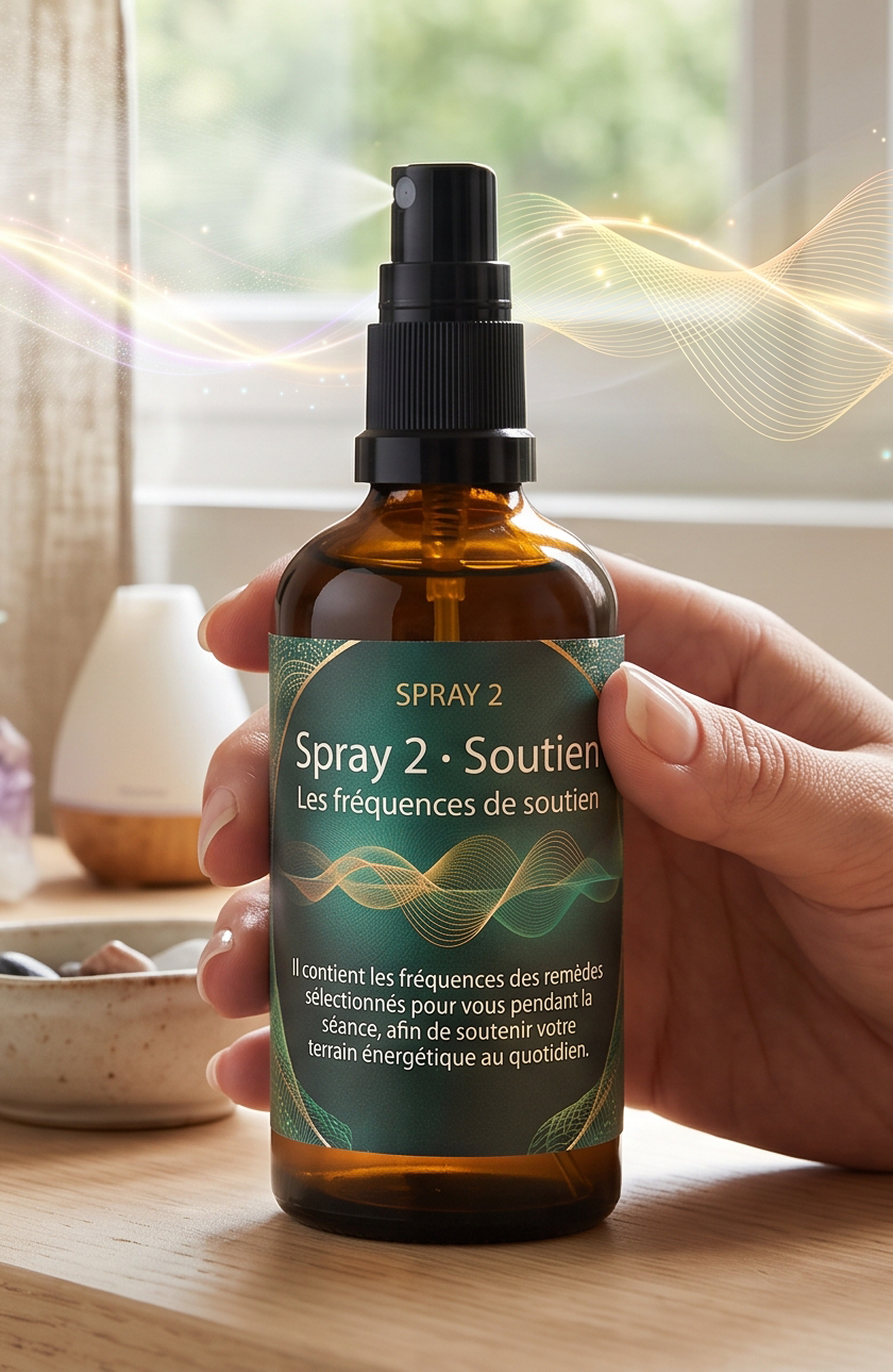 Le spray de soutien, préparé sur mesure